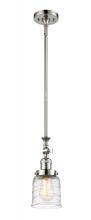 Innovations Lighting 206-PN-G513 - Bell - 1 Light - 5 inch - Polished Nickel - Stem Hung - Mini Pendant