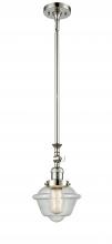 Innovations Lighting 206-PN-G534 - Oxford - 1 Light - 7 inch - Polished Nickel - Stem Hung - Mini Pendant