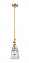 Innovations Lighting 206-SG-G182 - Canton - 1 Light - 6 inch - Satin Gold - Stem Hung - Mini Pendant