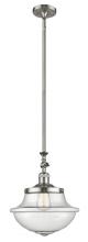 Innovations Lighting 206-SN-G544 - Oxford - 1 Light - 12 inch - Brushed Satin Nickel - Stem Hung - Mini Pendant