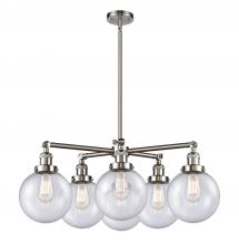 Innovations Lighting 207-6CR-SN-G204-8 - Beacon Chandelier