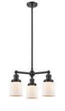Innovations Lighting 207-OB-G51 - Bell - 3 Light - 19 inch - Oil Rubbed Bronze - Stem Hung - Chandelier