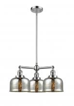 Innovations Lighting 207-PC-G78 - Bell - 3 Light - 22 inch - Polished Chrome - Stem Hung - Chandelier