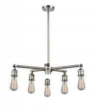 Innovations Lighting 207NH-6CR-PN - Bare Bulb 6 Light Chandelier