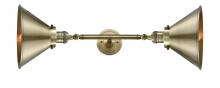 Innovations Lighting 208L-AB-M10-AB - Briarcliff - 2 Light - 10 inch - Antique Brass - Bath Vanity Light