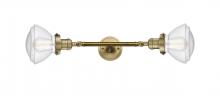 Innovations Lighting 208L-BB-G324 - Olean - 2 Light - 7 inch - Brushed Brass - Adjustable Bath Vanity Light