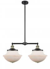 Innovations Lighting 209-BAB-G541 - Oxford - 2 Light - 25 inch - Black Antique Brass - Stem Hung - Island Light