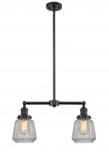 Innovations Lighting 209-OB-G142 - Chatham - 2 Light - 21 inch - Oil Rubbed Bronze - Stem Hung - Island Light