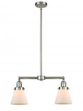 Innovations Lighting 209-SN-G61 - Cone - 2 Light - 21 inch - Brushed Satin Nickel - Stem Hung - Island Light