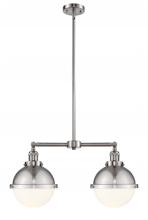 Innovations Lighting 209-SN-HFS-81-SN - Hampden - 2 Light - 18 inch - Brushed Satin Nickel - Stem Hung - Island Light