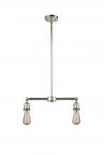 Innovations Lighting 209-PN - Bare Bulb - 2 Light - 8 inch - Polished Nickel - Stem Hung - Island Light