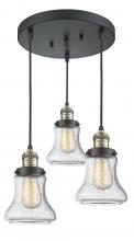 Innovations Lighting 211/3-BAB-G194 - Bellmont 3 Light Multi-Pendant