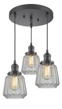 Innovations Lighting 211/3-OB-G142 - Chatham 3 Light Multi-Pendant
