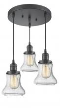 Innovations Lighting 211/3-OB-G194 - Bellmont 3 Light Multi-Pendant