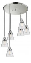 Innovations Lighting 212/6-PN-G64 - Small Cone 6 Light Multi-Pendant