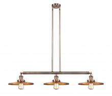 Innovations Lighting 213-AC-MFR-AC-12 - Appalachian - 3 Light - 45 inch - Antique Copper - Stem Hung - Island Light