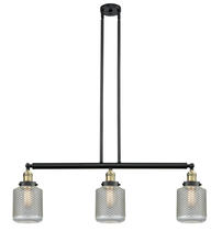 Innovations Lighting 213-BAB-G262 - Stanton - 3 Light - 39 inch - Black Antique Brass - Stem Hung - Island Light