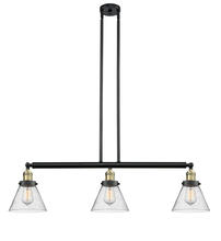 Innovations Lighting 213-BAB-G44 - Cone - 3 Light - 40 inch - Black Antique Brass - Stem Hung - Island Light