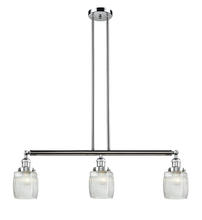 Innovations Lighting 213-PC-G302 - Colton - 3 Light - 38 inch - Polished Chrome - Stem Hung - Island Light