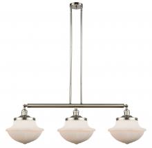 Innovations Lighting 213-PN-G541 - Oxford - 3 Light - 42 inch - Polished Nickel - Stem Hung - Island Light