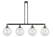 Innovations Lighting 214-BAB-G202-10 - Beacon - 4 Light - 54 inch - Black Antique Brass - Stem Hung - Adjustable Island Light