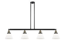 Innovations Lighting 214-BAB-G41-LED - Cone - 4 Light - 52 inch - Black Antique Brass - Stem Hung - Island Light