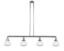 Innovations Lighting 214-PC-G322 - Olean - 4 Light - 51 inch - Polished Chrome - Stem Hung - Adjustable Island Light
