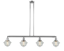 Innovations Lighting 214-PC-G534 - Oxford - 4 Light - 52 inch - Polished Chrome - Stem Hung - Adjustable Island Light
