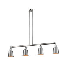 Innovations Lighting 214-SN-M9-SN - Addison - 4 Light - 50 inch - Brushed Satin Nickel - Stem Hung - Island Light