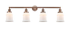 Innovations Lighting 215-AC-G181 - Canton - 4 Light - 42 inch - Antique Copper - Bath Vanity Light