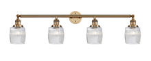 Innovations Lighting 215-BB-G302 - Colton - 4 Light - 42 inch - Brushed Brass - Bath Vanity Light