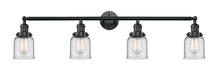 Innovations Lighting 215-BK-G52 - Bell - 4 Light - 42 inch - Matte Black - Bath Vanity Light