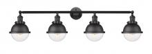 Innovations Lighting 215-BK-HFS-62-BK - Hampden - 4 Light - 46 inch - Matte Black - Bath Vanity Light