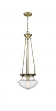 Innovations Lighting 221-1P-AB-G544 - Oxford - 1 Light - 12 inch - Antique Brass - Pendant