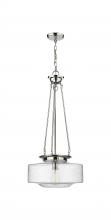 Innovations Lighting 221-1P-PN-G694-16 - Bridgeton - 1 Light - 16 inch - Polished Nickel - Chain Hung - Pendant