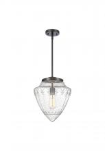 Innovations Lighting 221-1S-BK-G664-12 - Beacon - 1 Light - 16 inch - Matte Black - Stem Hung - Pendant