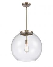 Innovations Lighting 221-1S-SN-G122-16 - Athens - 1 Light - 16 inch - Brushed Satin Nickel - Cord hung - Pendant