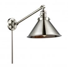 Innovations Lighting 237-PN-M10-PN - Briarcliff - 1 Light - 10 inch - Polished Nickel - Swing Arm