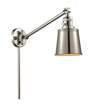 Innovations Lighting 237-PN-M9 - Addison - 1 Light - 8 inch - Polished Nickel - Swing Arm