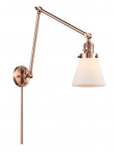 Innovations Lighting 238-AC-G61 - Cone - 1 Light - 8 inch - Antique Copper - Swing Arm