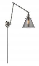 Innovations Lighting 238-SN-G43 - Cone - 1 Light - 8 inch - Brushed Satin Nickel - Swing Arm