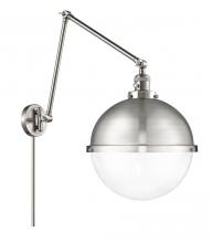 Innovations Lighting 238-SN-HFS-122-SN - Hampden - 1 Light - 13 inch - Brushed Satin Nickel - Swing Arm