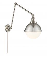 Innovations Lighting 238-SN-HFS-81-SN - Hampden - 1 Light - 9 inch - Brushed Satin Nickel - Swing Arm