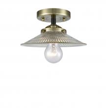 Innovations Lighting 284-1C-BAB-G2 - Halophane 1 Light Semi-Flush Mount
