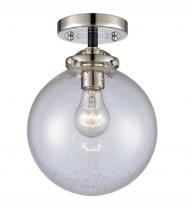 Innovations Lighting 284-1C-BPN-G204-8 - Beacon - 1 Light - 8 inch - Black Polished Nickel - Semi-Flush Mount