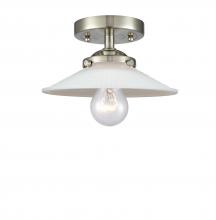Innovations Lighting 284-1C-SN-G1 - Halophane 1 Light Semi-Flush Mount