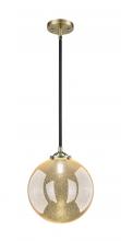 Innovations Lighting 284-1S-BAB-G208-12 - Beacon - 1 Light - 12 inch - Black Antique Brass - Stem hung - Mini Pendant