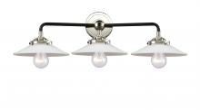 Innovations Lighting 284-3W-BPN-G1 - Halophane 3 Light Bath Vanity Light