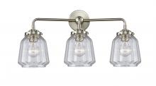 Innovations Lighting 284-3W-SN-G142 - Chatham - 3 Light - 24 inch - Brushed Satin Nickel - Bath Vanity Light