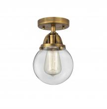 Innovations Lighting 288-1C-BB-G202-6 - Beacon - 1 Light - 6 inch - Brushed Brass - Semi-Flush Mount